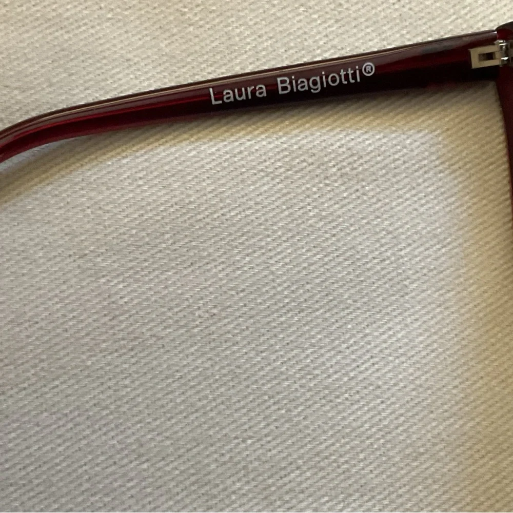 Laura Biagiotti Sunglasses Vintage Burgundy EyeWear Big Made In Italy P18217L